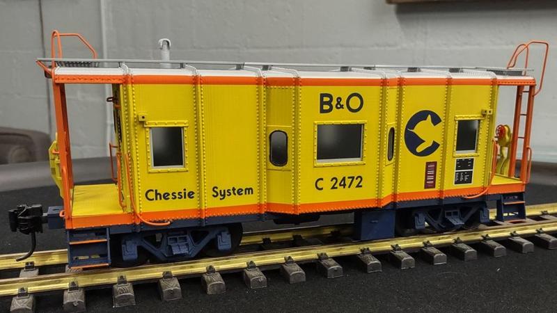 1:29 G Gauge B&O I12 Wagontop Caboose