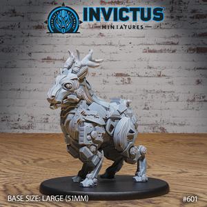 Cyber Deer / Steampunk Robot / Mecha Animal Construct / Steel Battle Machine / Space Infantry Monster / Cosmic Invasion Army / Cyberpunk Steam Technology / Sci-Fi Encounter