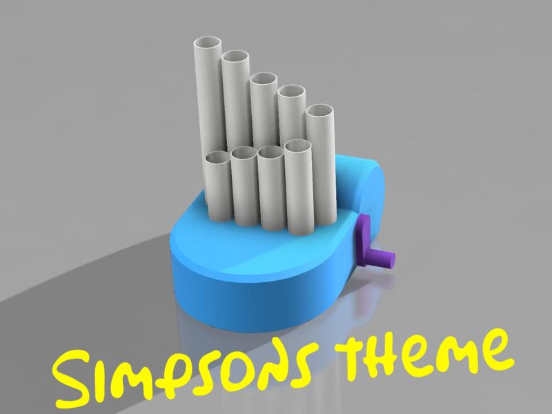 TUB-O-PHONE Simpsons theme