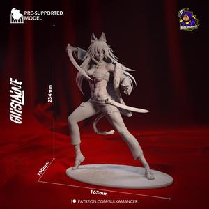 Beastfolk Swordmaster | 234mm