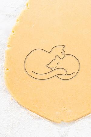 Cat Love Cookie Cutter, Biscuit Cutter