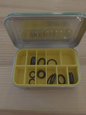 Altoids save-a-dive o-ring organizer