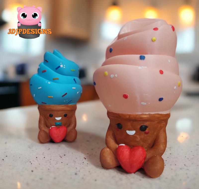 ICE CREAM PENCIL PENCIL HOLDER ( NO SUPPORT )