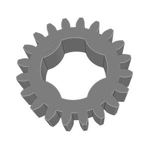 Gear Wheel PLN TTH20 BU00.50 SFT-SHD - SPN-GWH-0058