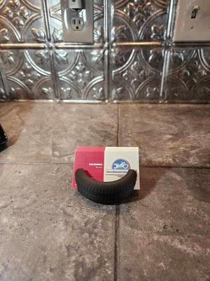 Tire business card holder