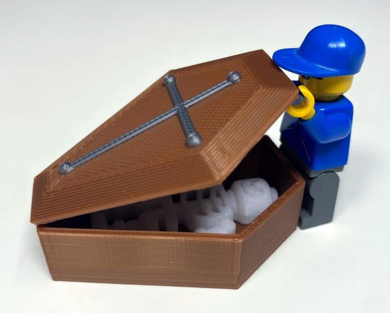 Helloween Coffin for LEGO figures (Sarg für LEGO-Figuren)