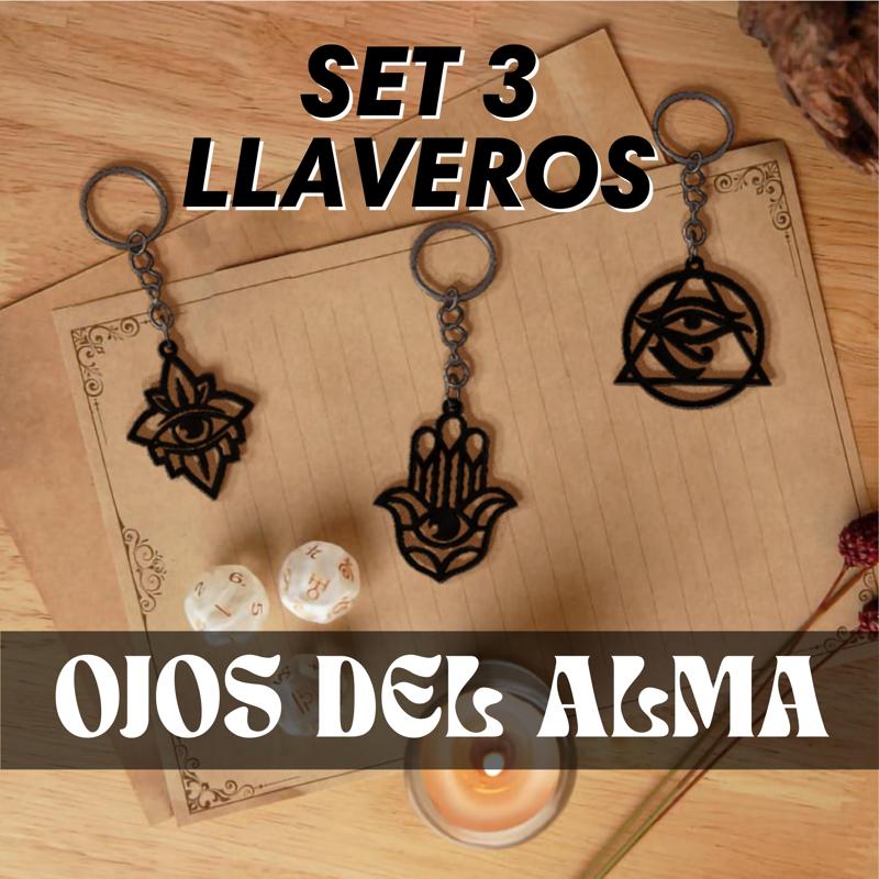 "Eye of the Soul" Keychain Set