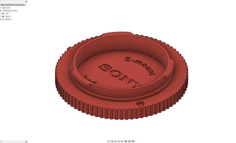 Sony E-mount Body Cap v2