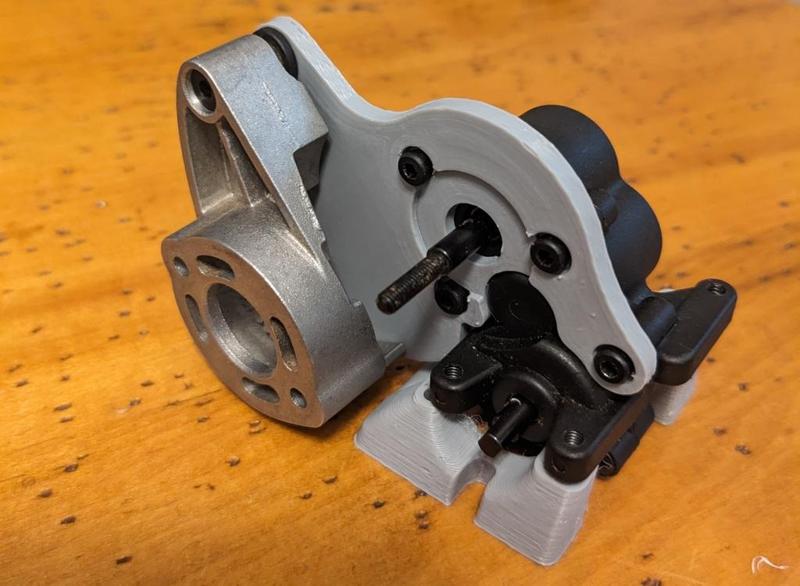 Traxxas 1/16 VXL conversion Motor Plate Remix 7380 LCG