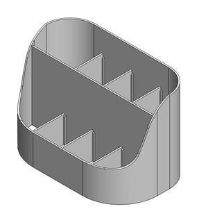 Desk organizer, pen and pencil holder, desk container