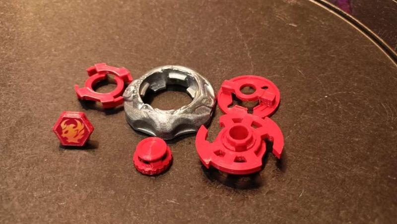 Katana Ifrit BB130 DR - Warrior System Beyblade