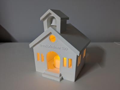 School House Tealight Holder