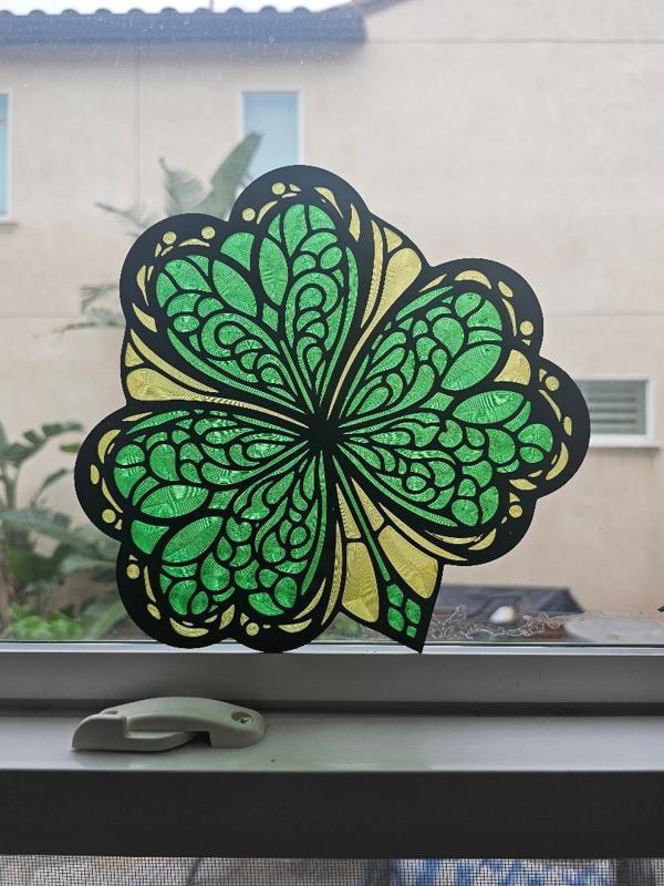 Shamrock "Stained Glass"