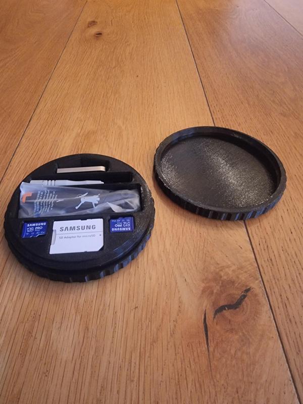 Extra room remix : DJI Mini Threaded Case - Spare Parts & SD Cards