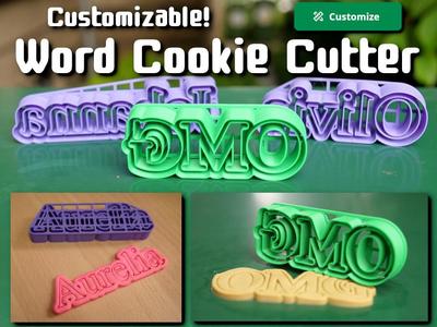 Word Cookie Cutter