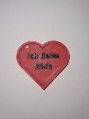 Schlüsselanhänger "Ich liebe Dich"