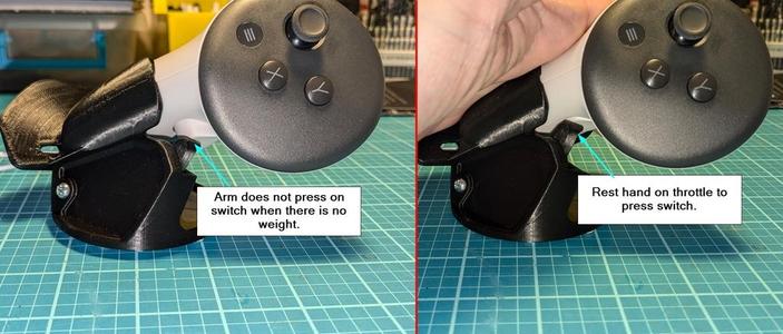 VTOLVR Throttle Glide - Quest 2 &amp; 3