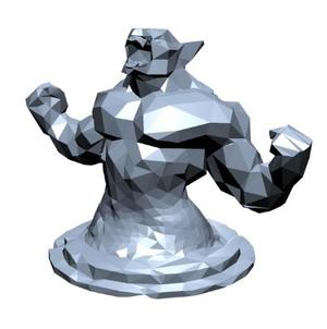 Bark at the moon (low poly)