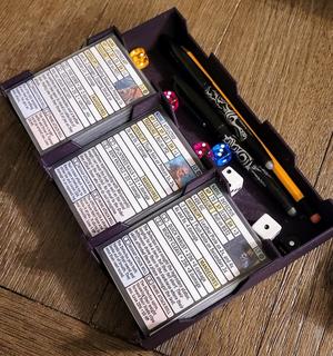 2D6 Dungeon Reference Card Holder