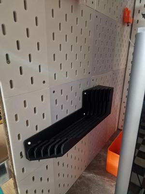 Wall desk mountable build plate Holder IKEA SKADIS