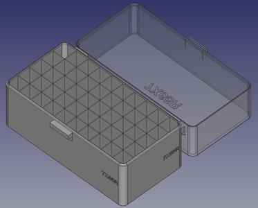 7X65mm Rimmed, Head Down, Spring Latch, PIP Hinge Modular Ammo Box