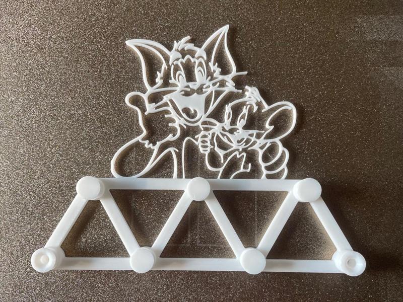 Necklace-Jewelery-Ring-Key-Holder-Wall-Tom&Jerry