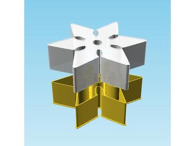 Shuriken 006C, nestable box (v2)
