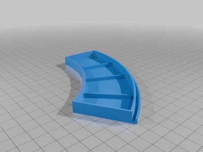 Artin 1/32 slot car track inner border for radius 1 track