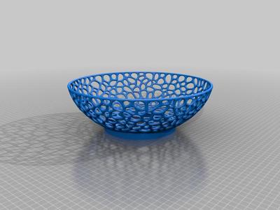 Voronoi Bowl with base