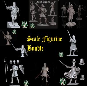 72-90mm Scale Figurines Bundle