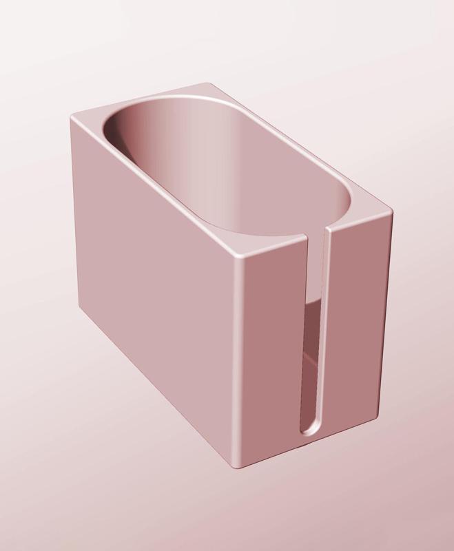 CX68-105-SS Slotted container modular stackable module bin box