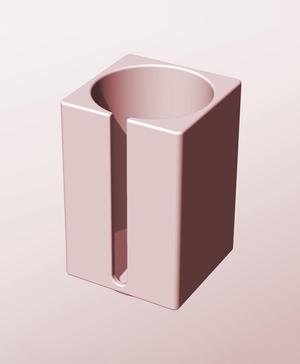 CS68-115-S Modular slotted component container modern decor