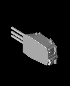 700 Scale 6 in 47 Cal Gun Turret.stl