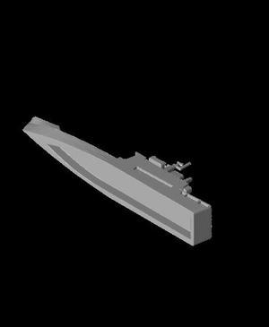 2400 Scale Rusian Ivan Rogov Class Landing Ship.stl
