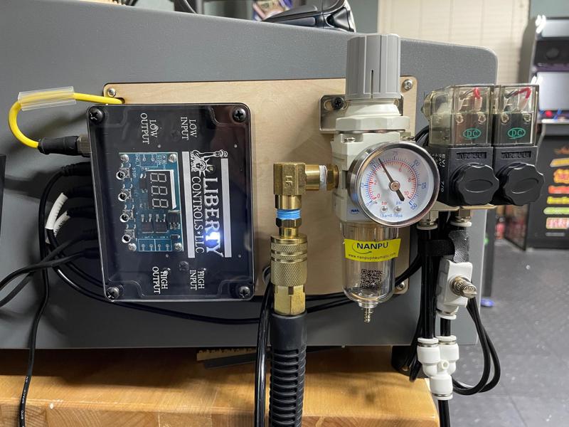 K40+ Air Assist Panel for Liberty Controls Upgrade