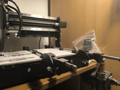 Upgrades for RattmMotor 3020 Plus CNC router: Quickfixer for plates