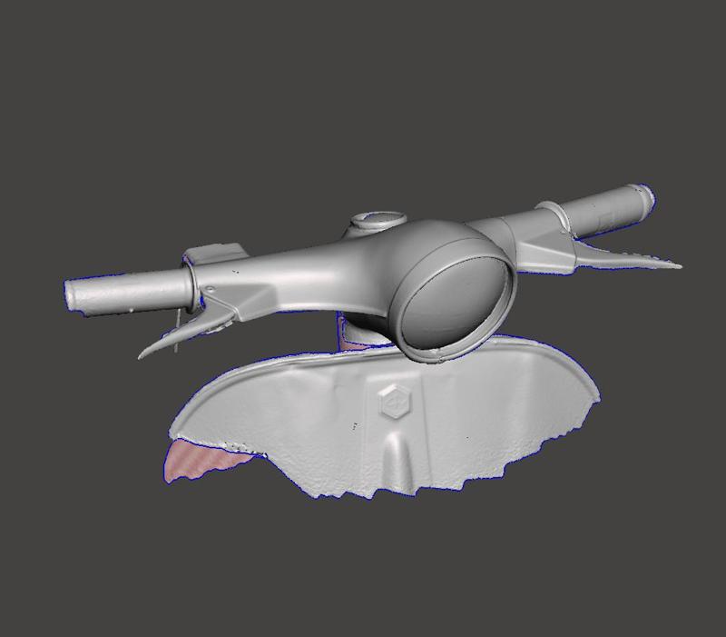 Vespa Front (sample 3D scan with Creality Raptor)