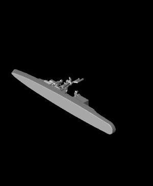 1250 Scale USS Fletcher Class FRAM.stl