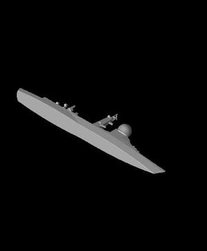 1/1250 Scale French Suffren Class Frigate.stl