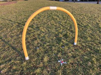 FPV race gate kit for Pool Noodle