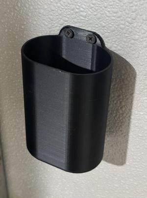 4in Wall Mount Pen or Tool Holder with Removable Grid