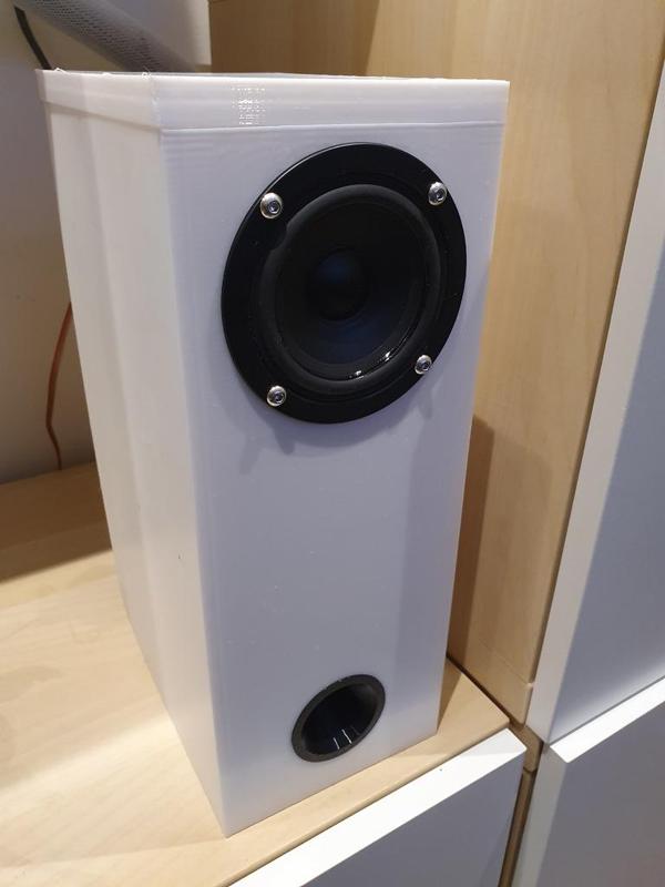 Mini acoustic chamber line (ACL) speaker designed for Monacor SPX-30 M 3" "Mona"