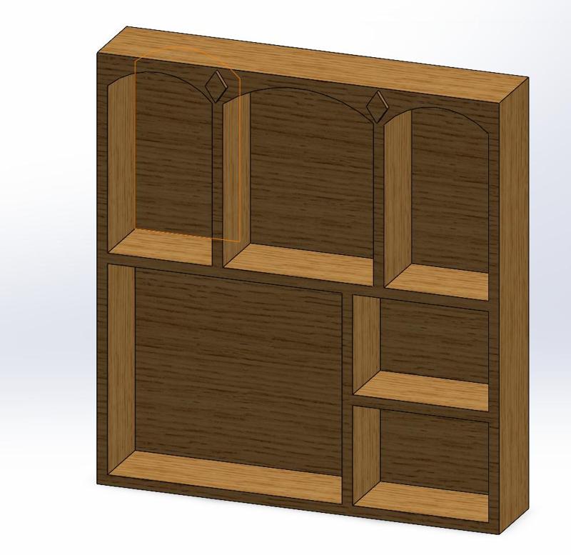Miniature Alchemy Shelf/Bookcase