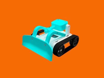 Micromelon Bulldozer Attachment