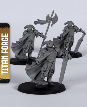 Tiefling Male Paladin - With Free Dragon Warhammer - 5e DnD Inspired for RPG and Wargamers