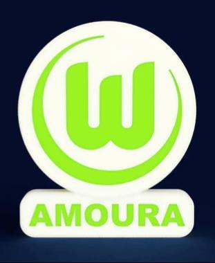 Wolfsburg F.C. Sign - LED Strip Compatible