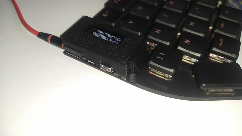 Aurora Lily58 Oled Housing Choc low profile