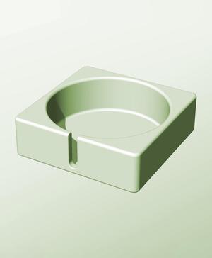 CS128-45-S Stacking slotted module bin for modern home decor