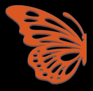 Half Butterfly Bookmark 1.stl