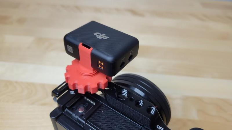 DJI Mic Receiver Locking Cold Shoe Screw Adapter